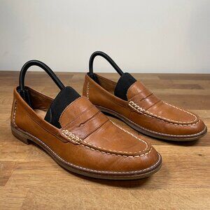 Sperry Seaport Penny Loafer Brown Leather 9 Women - STS819928